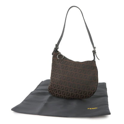 Fendi Canvas Black Shoulder Bags