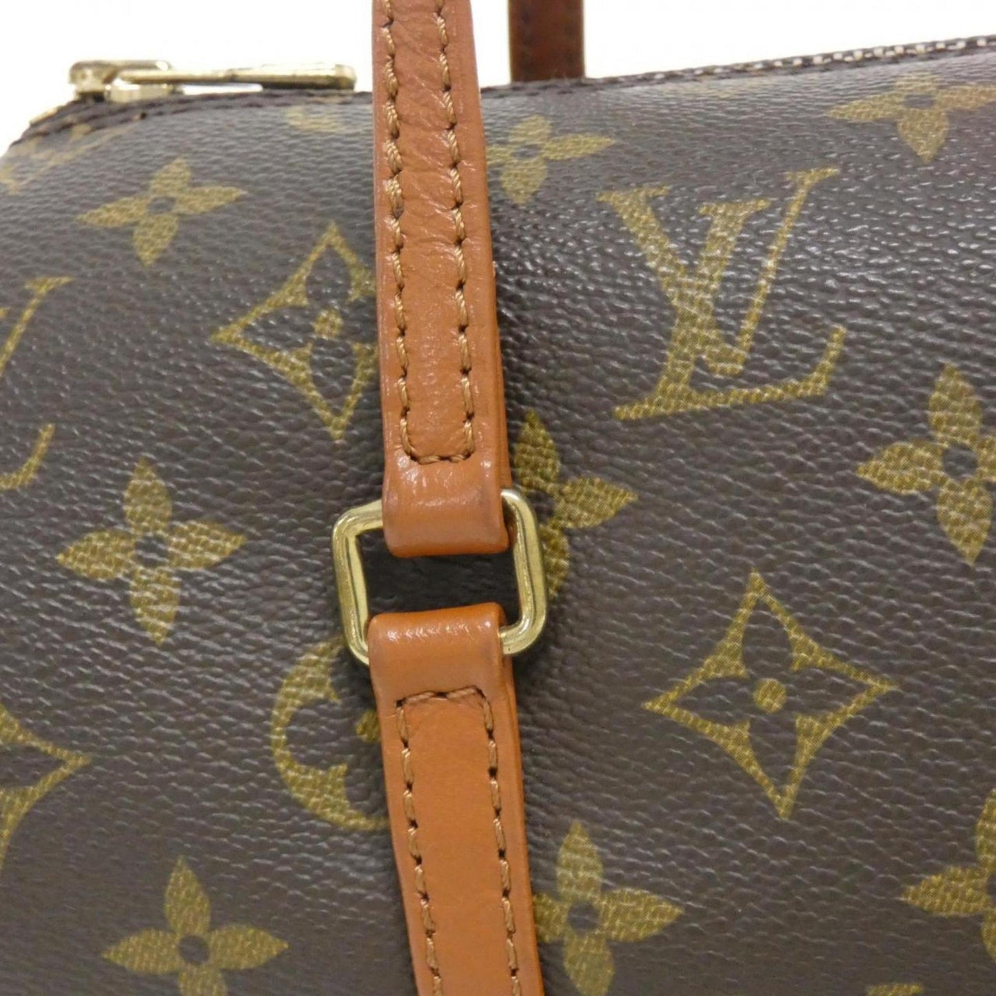 Louis Vuitton Coated Canvas Brown Handbags