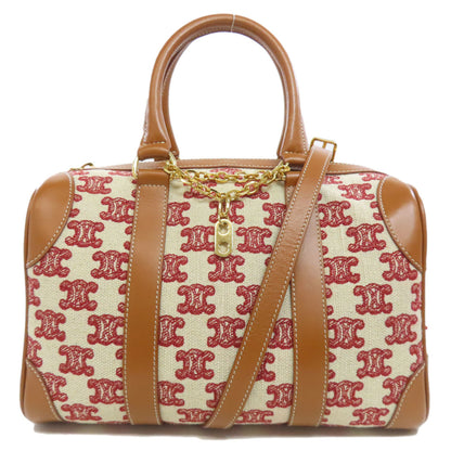 Celine Canvas Brown Travel Bags