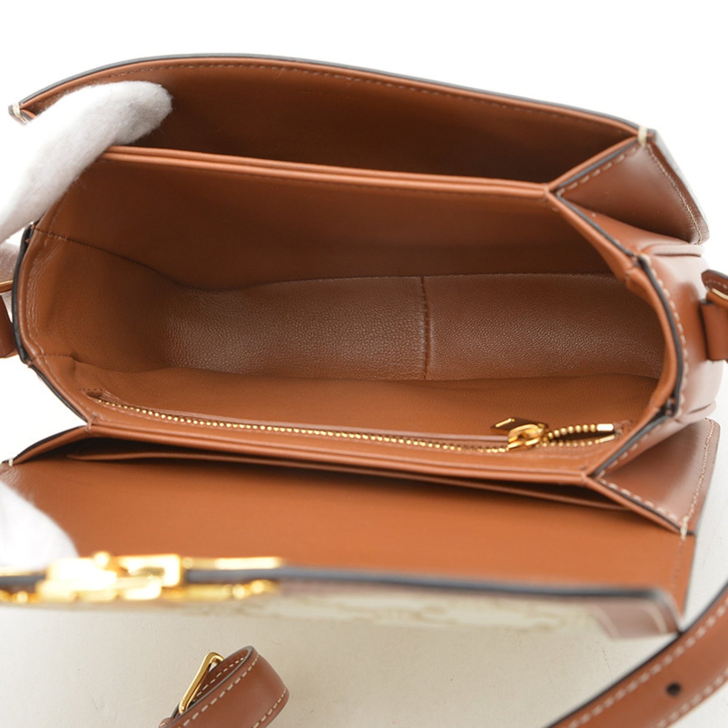 Celine Canvas Brown Shoulder Bags