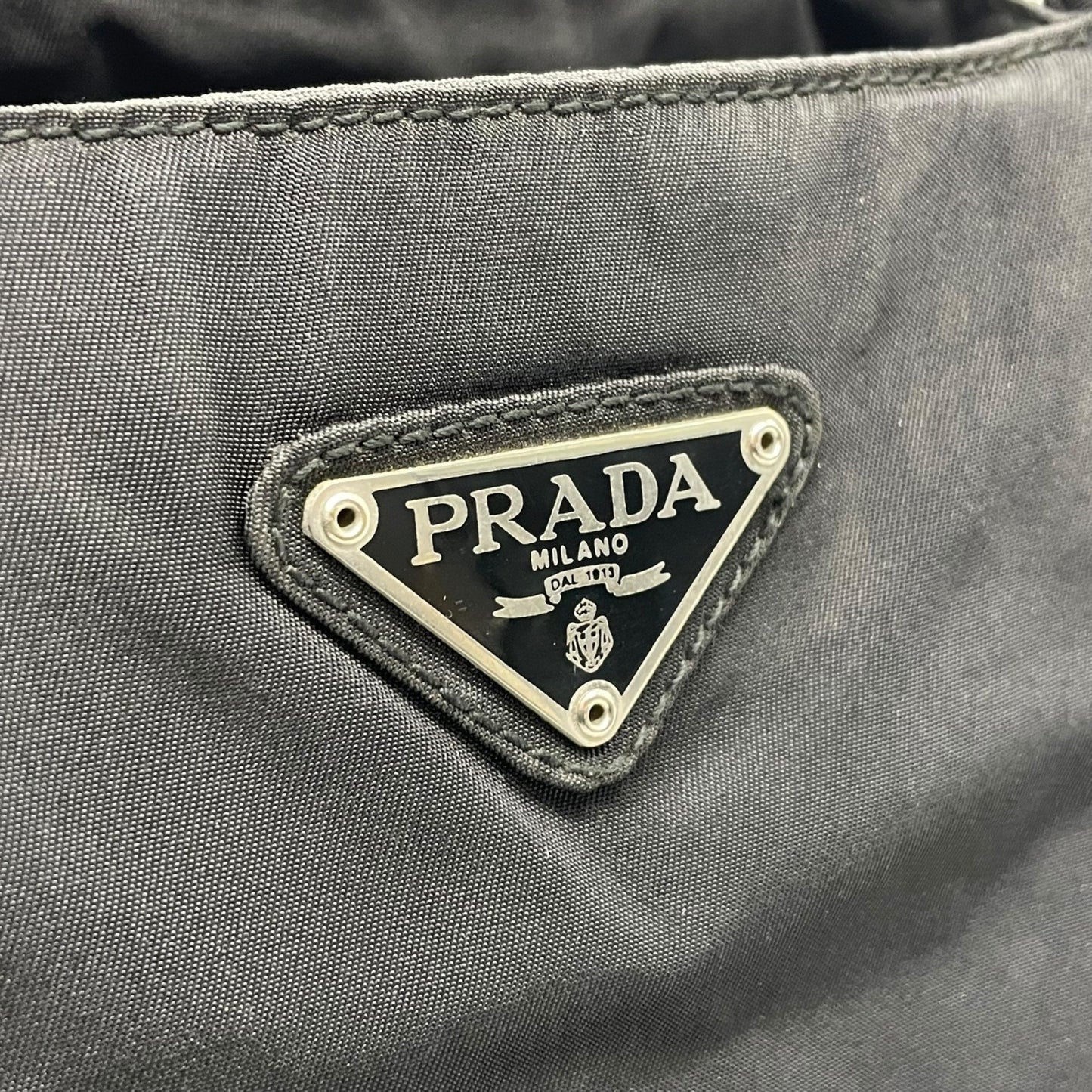 Prada Nylon Black Handbags