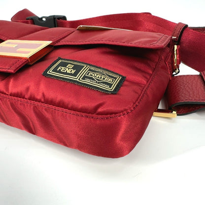 Fendi Nylon Red Shoulder Bags