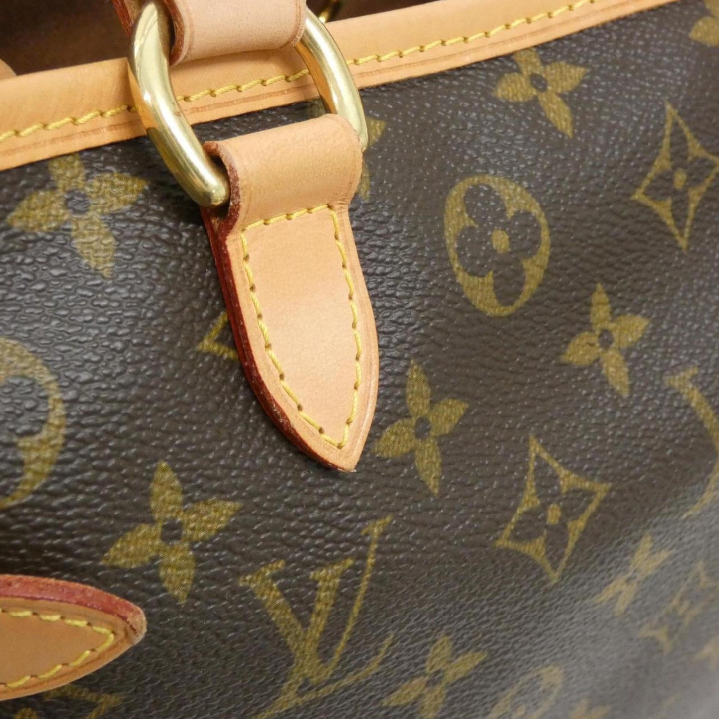 Louis Vuitton Coated Canvas Brown Handbags