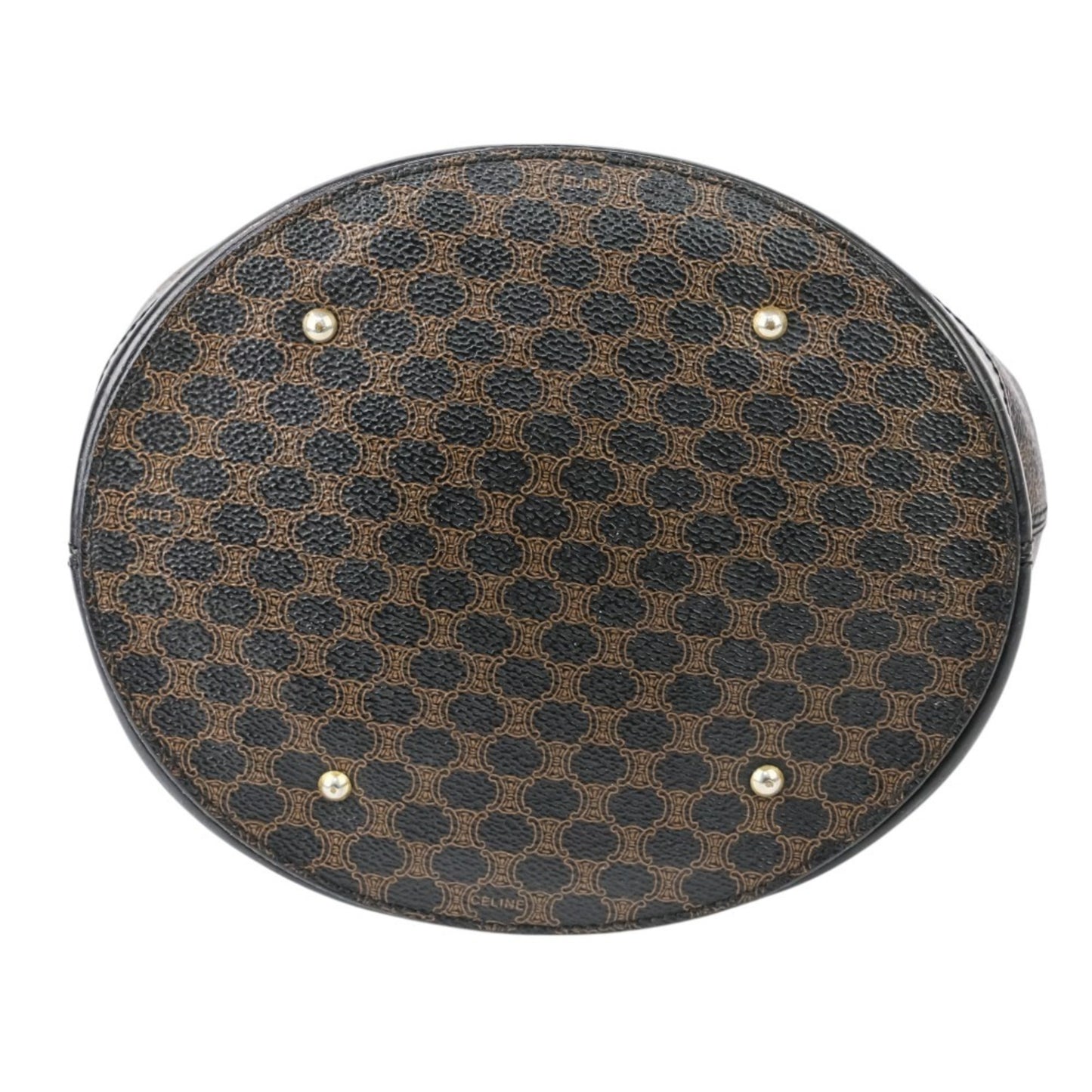 Celine Pvc Brown Handbags