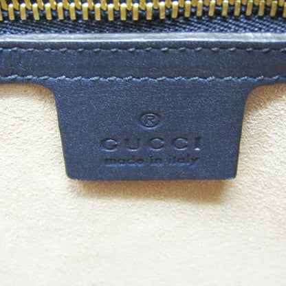 Gucci Coated Canvas Blue Shoulder Bags