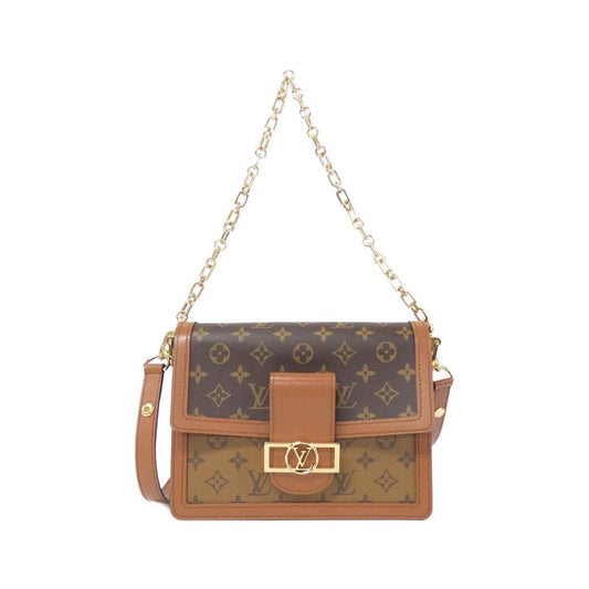 Louis Vuitton Coated Canvas Brown Shoulder Bags