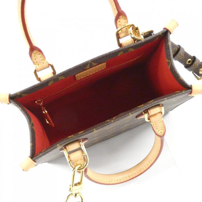 Louis Vuitton Coated Canvas Brown Handbags