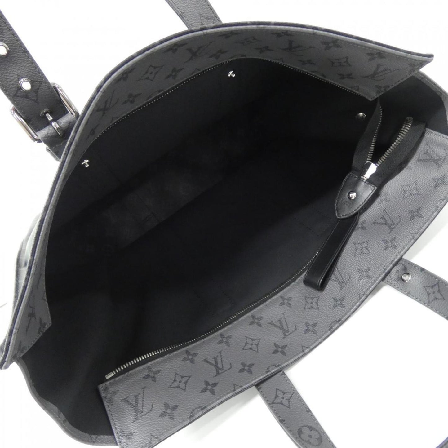 Louis Vuitton Coated Canvas Black Handbags