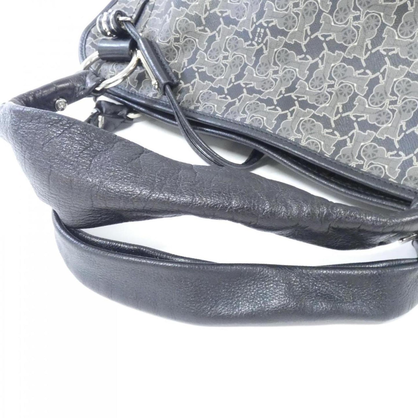 Celine Coated Canvas Black Handbags
