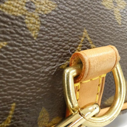 Louis Vuitton Coated Canvas Brown Backpacks