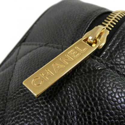Chanel Calfskin Black Travel Bags