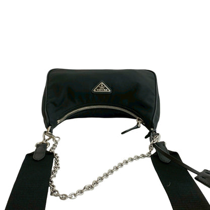 Prada Nylon Black Shoulder Bags