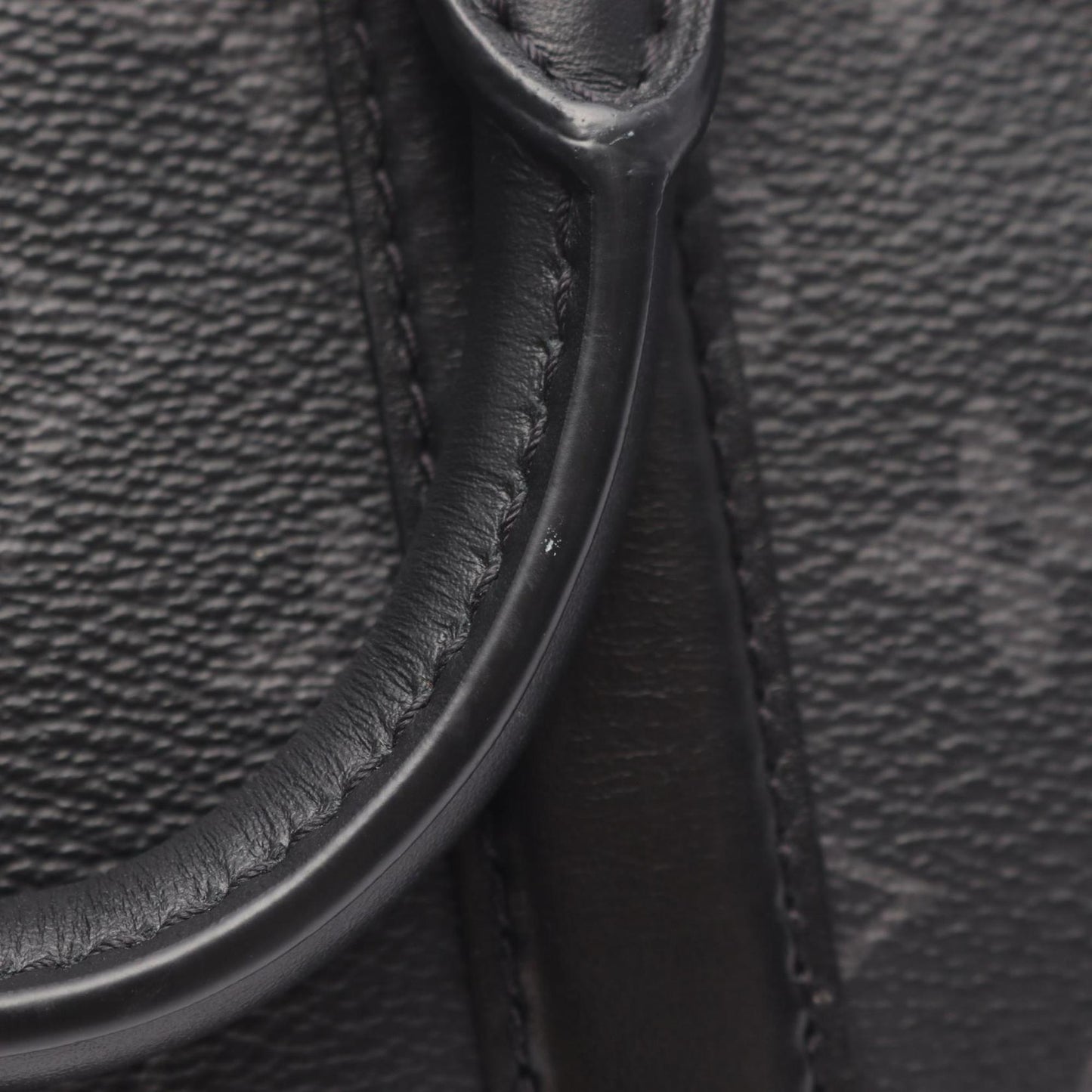 Louis Vuitton Coated Canvas Black Handbags