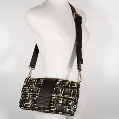 Fendi Nylon Black Shoulder Bags
