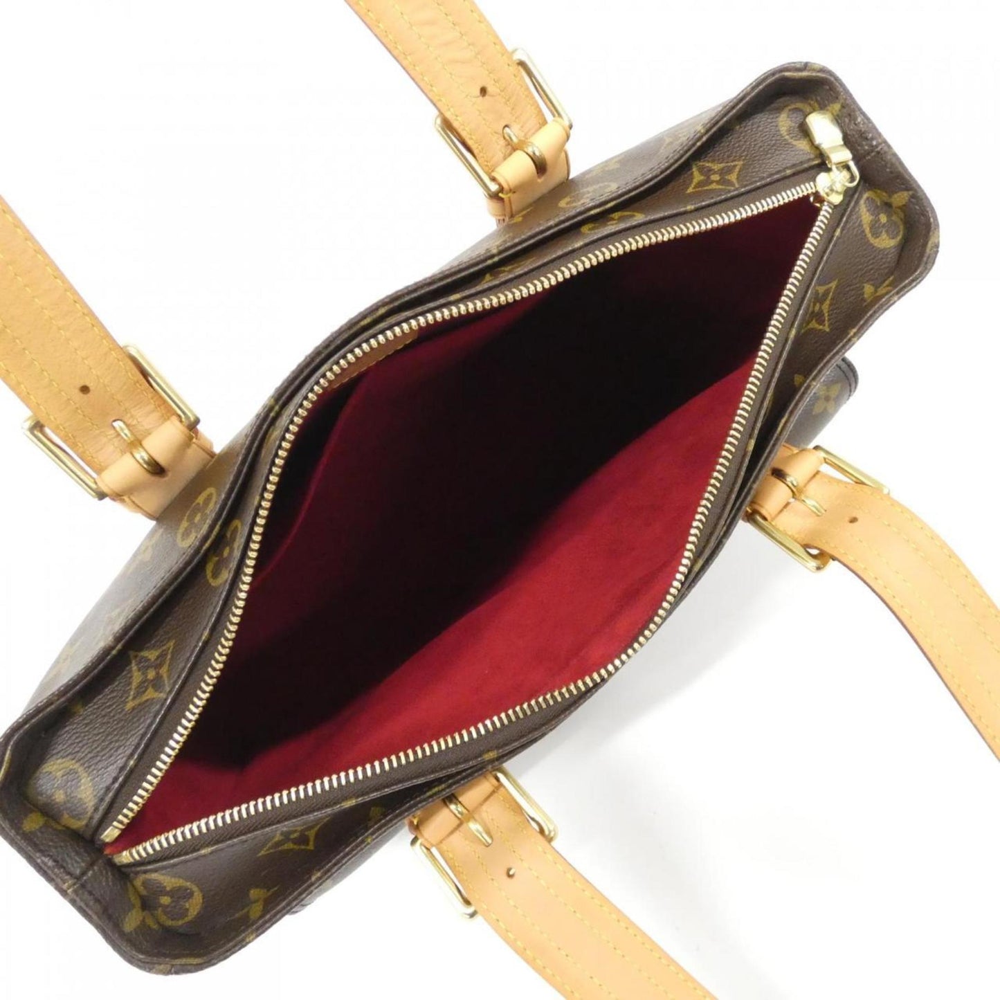 Louis Vuitton Coated Canvas Brown Handbags