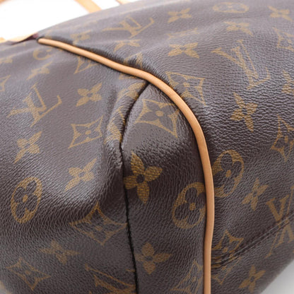 Louis Vuitton Coated Canvas Brown Tote Bags
