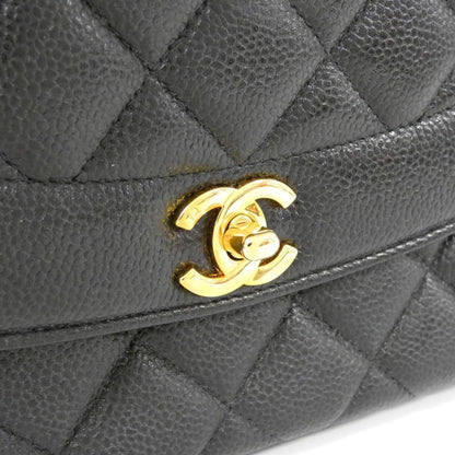 Chanel Calfskin Black Shoulder Bags