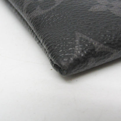 Louis Vuitton Monogram Canvas Black Clutch Bags