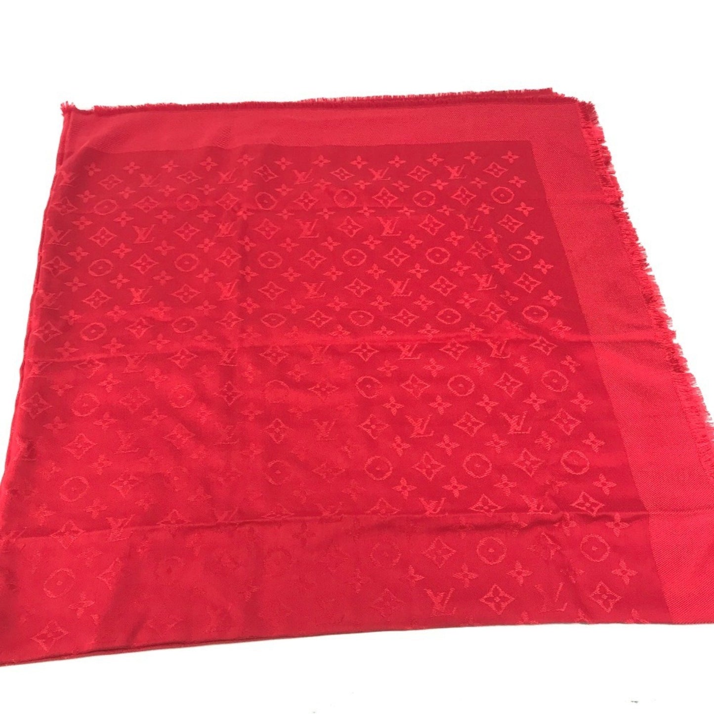Louis Vuitton Wool Red Scarves
