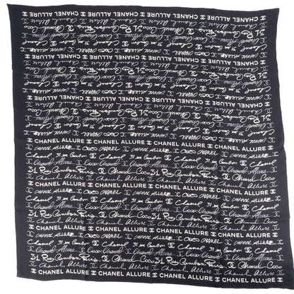 Chanel Silk Black Scarves