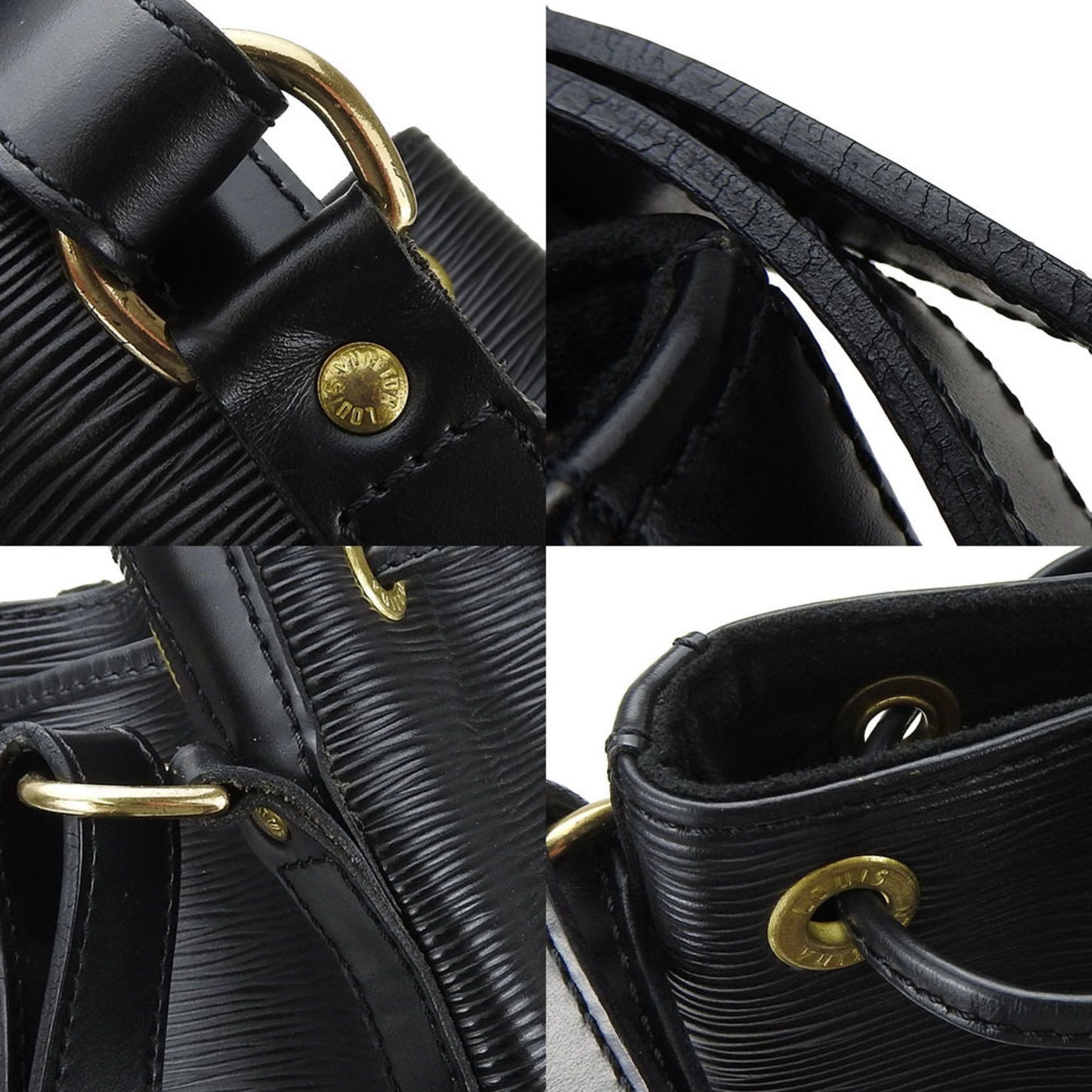 Louis Vuitton Epi Black Shoulder Bags