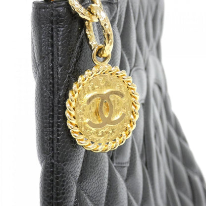 Chanel Calfskin Black Handbags