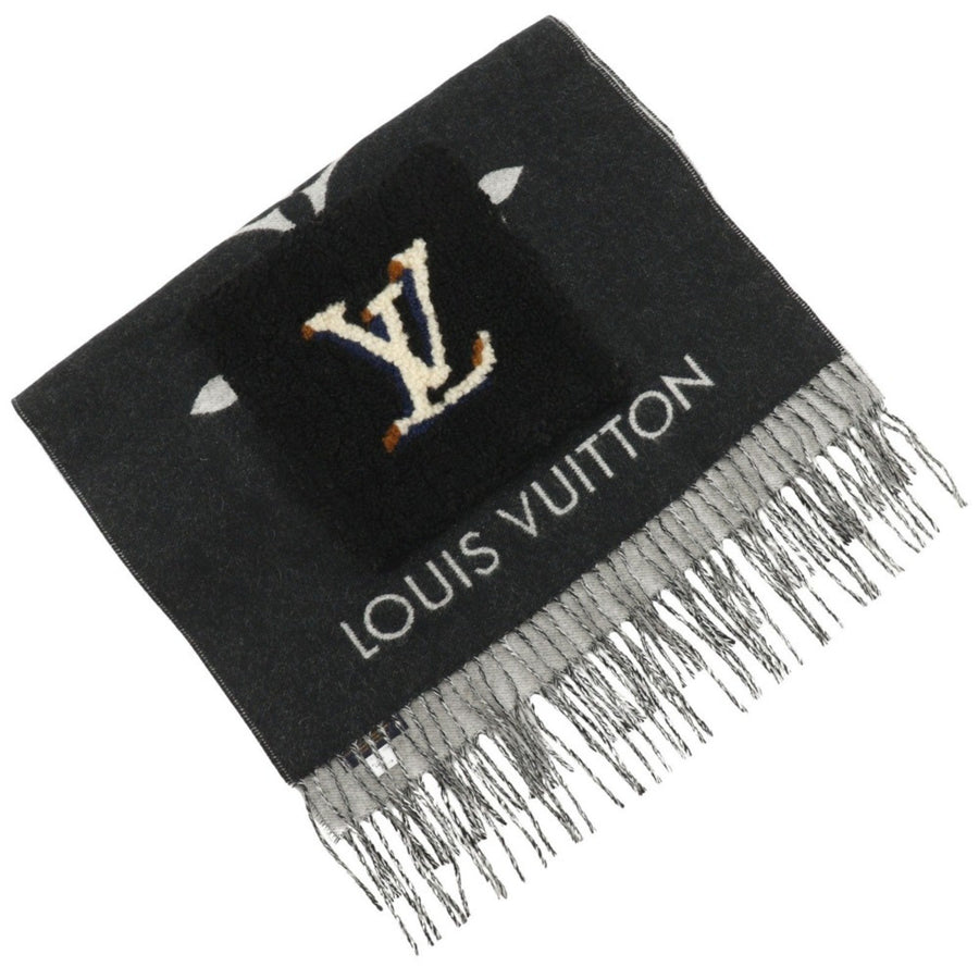 Louis Vuitton Cashmere Black Scarves