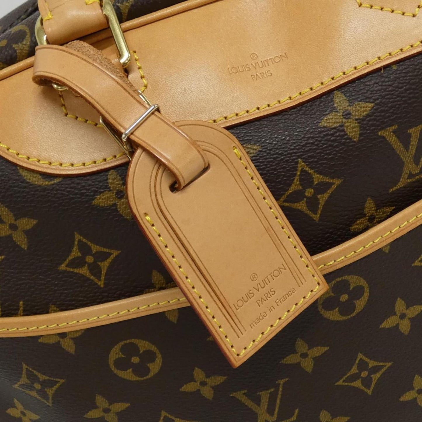 Louis Vuitton Coated Canvas Brown Handbags