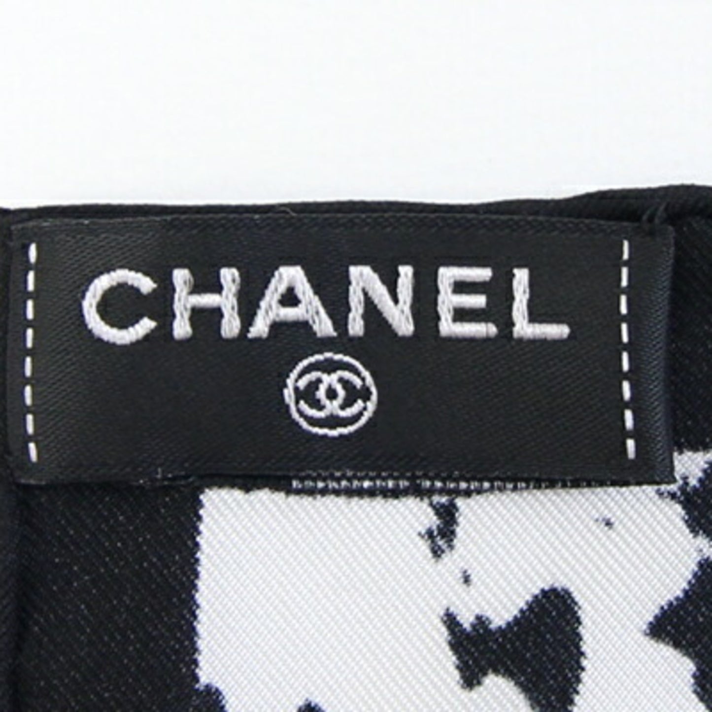 Chanel Silk Black Scarves