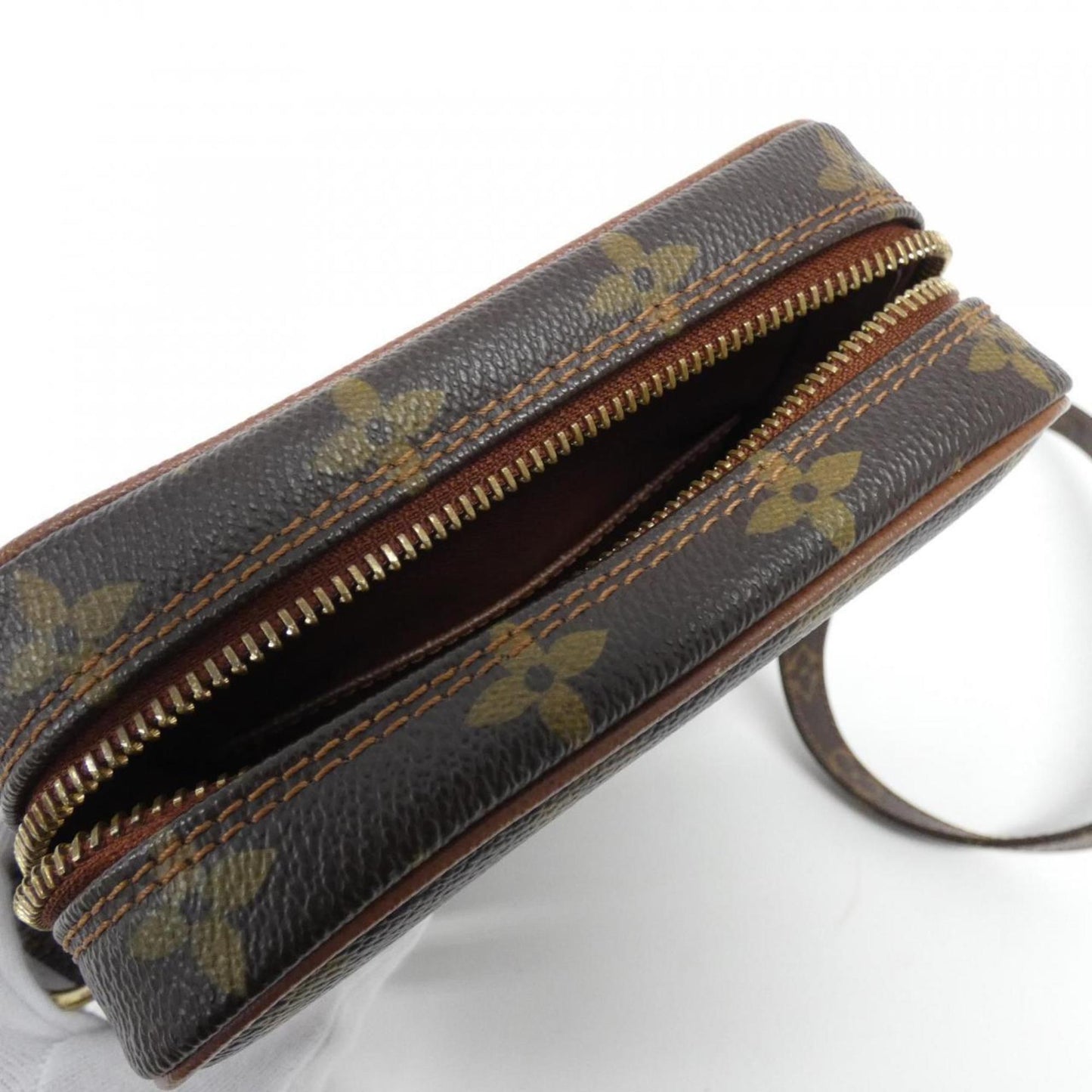 Louis Vuitton Coated Canvas Brown Shoulder Bags