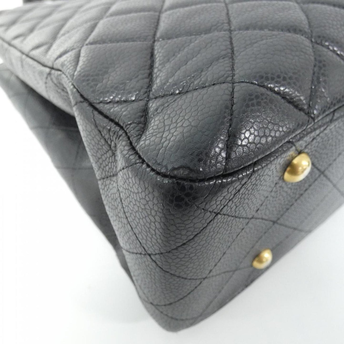 Chanel Calfskin Black Handbags