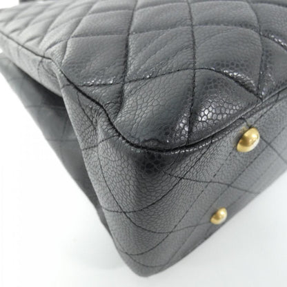 Chanel Calfskin Black Handbags