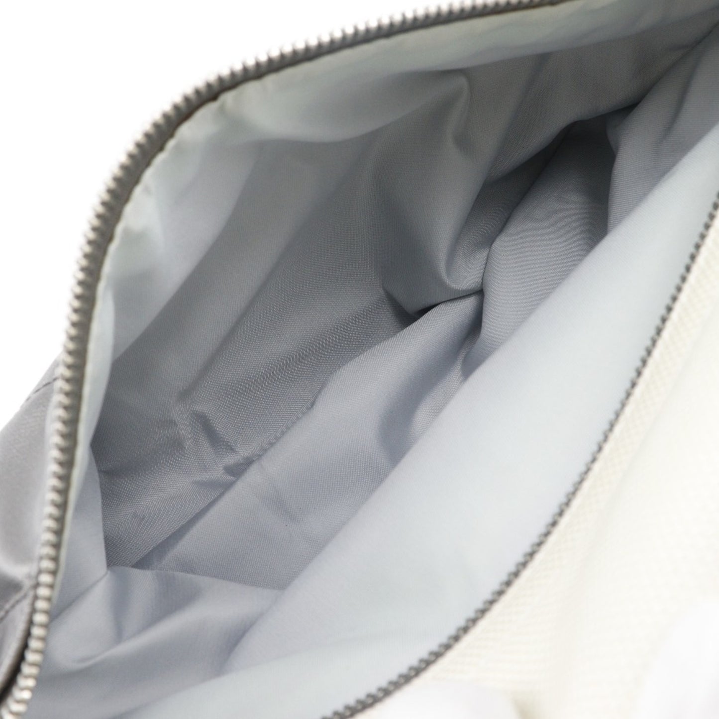 Chanel Coated Canvas Silver Shoulder Bags