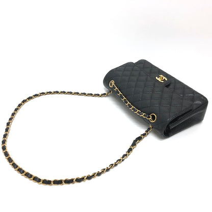 Chanel Calfskin Black Shoulder Bags