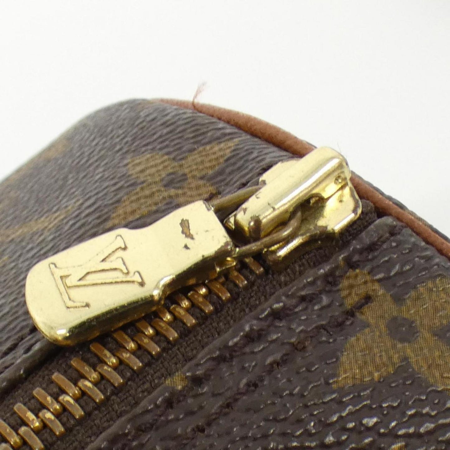 Louis Vuitton Coated Canvas Brown Handbags
