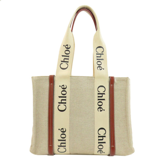 Chloé Canvas Brown Tote Bags