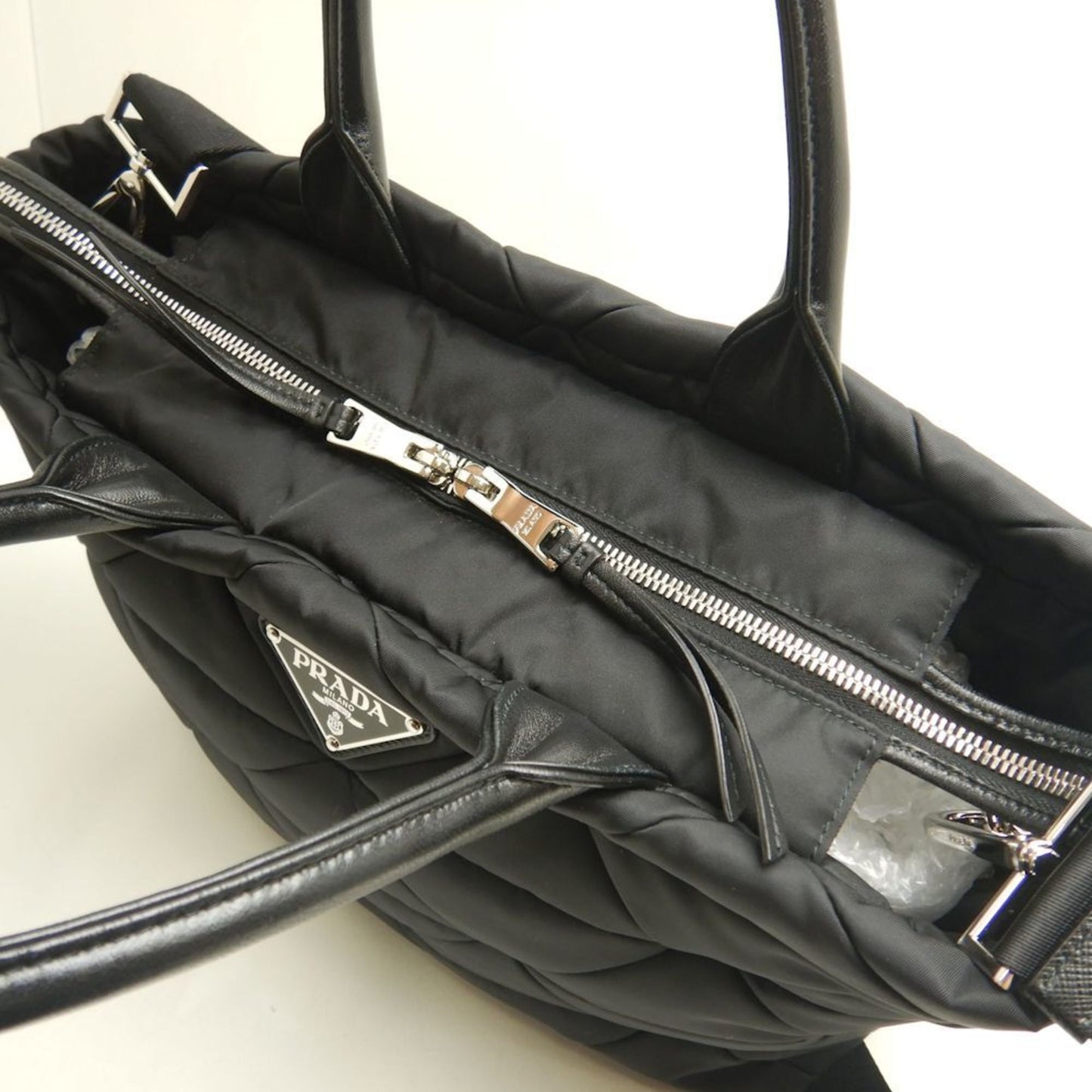 Prada Nylon Black Tote Bags
