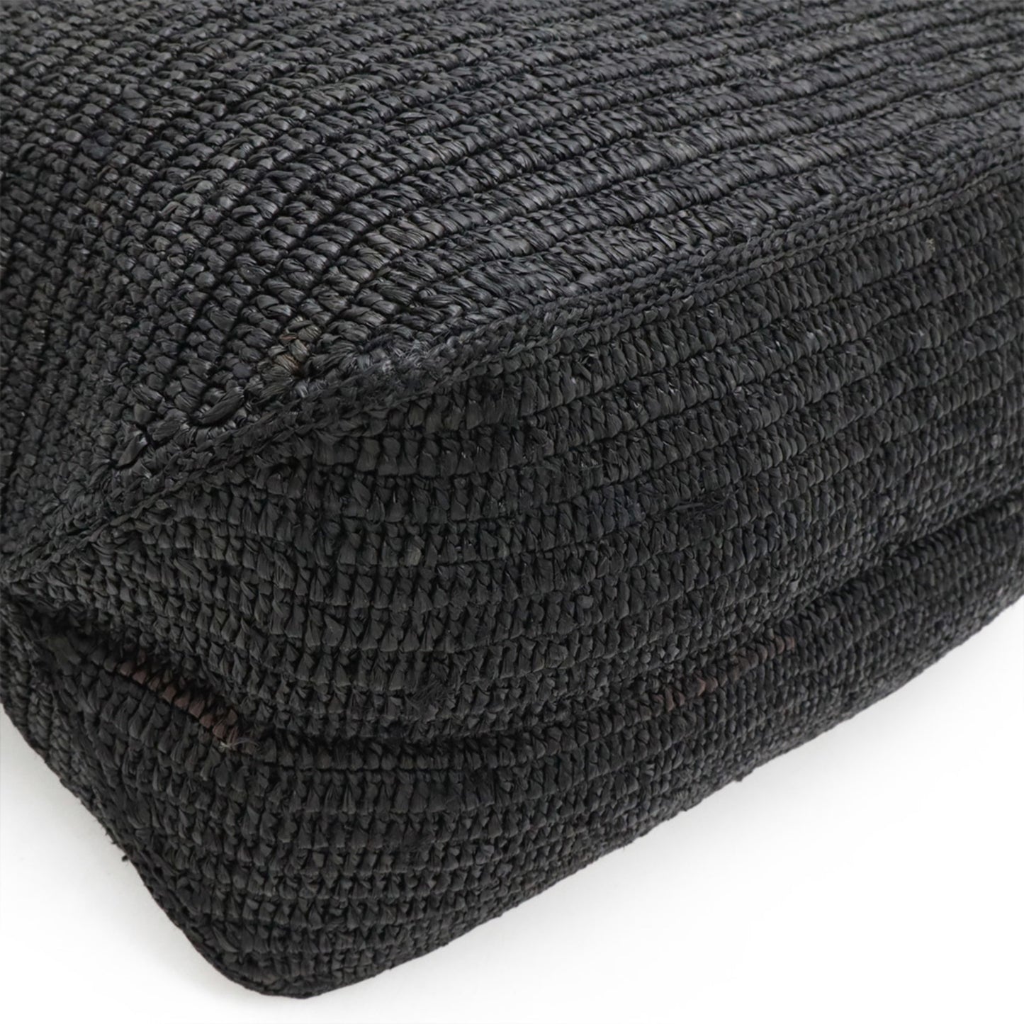 Loewe Woven Fabric Black Shoulder Bags