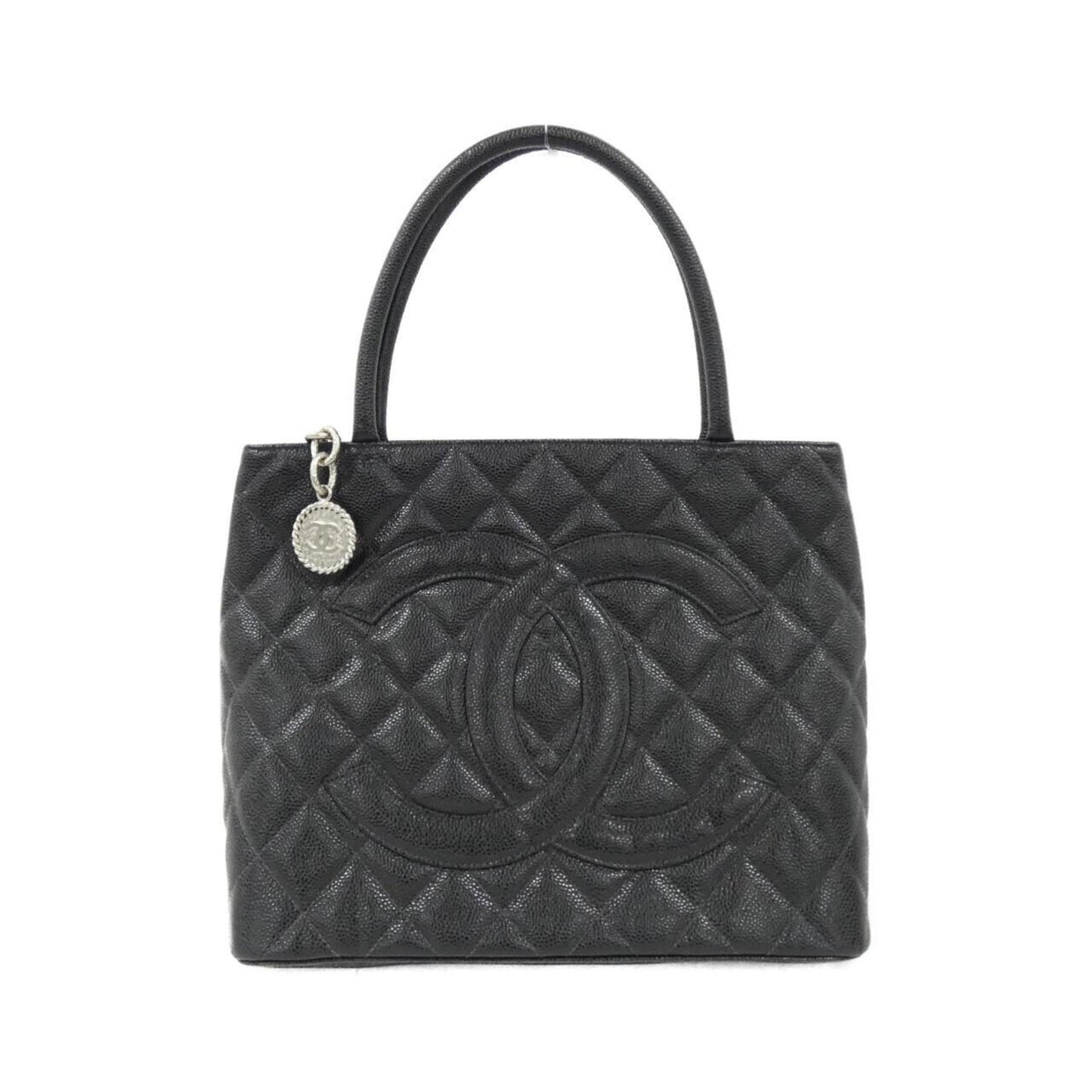 Chanel Calfskin Black Handbags