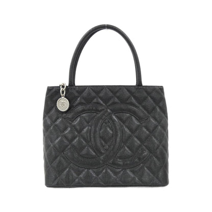 Chanel Calfskin Black Handbags