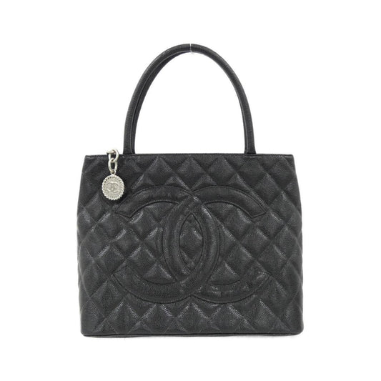 Chanel Calfskin Black Handbags