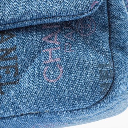 Chanel Denim Blue Shoulder Bags