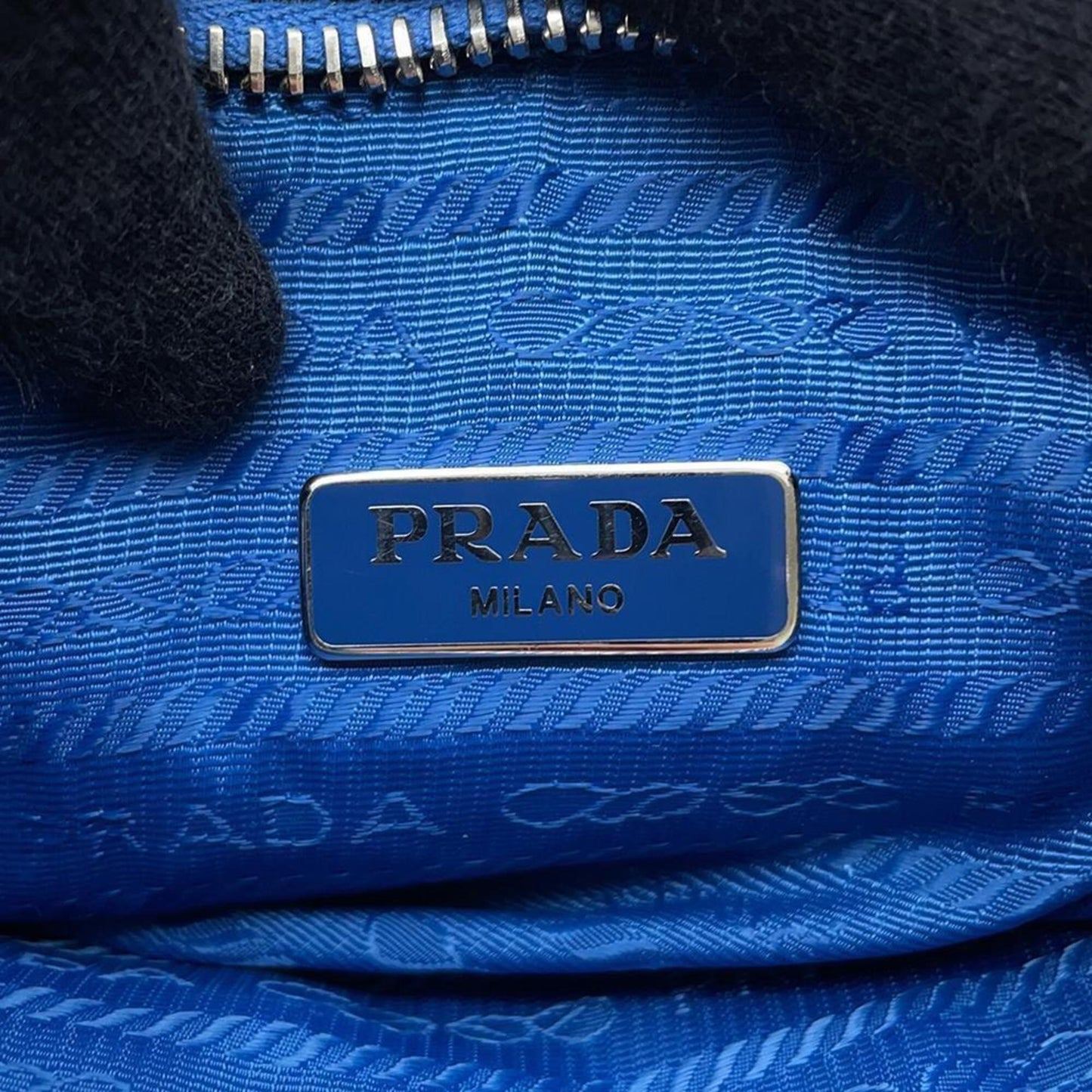 Prada Nylon Blue Shoulder Bags