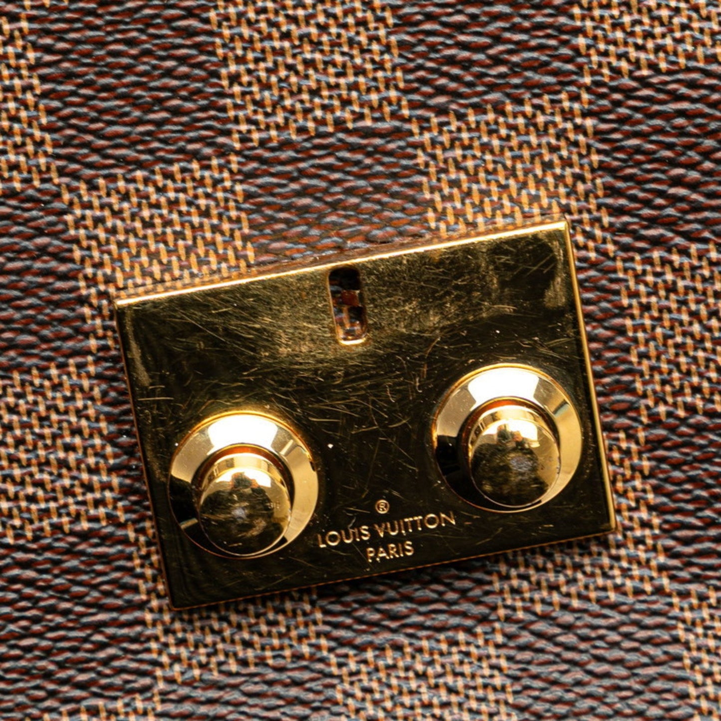 Louis Vuitton Pvc Brown Handbags