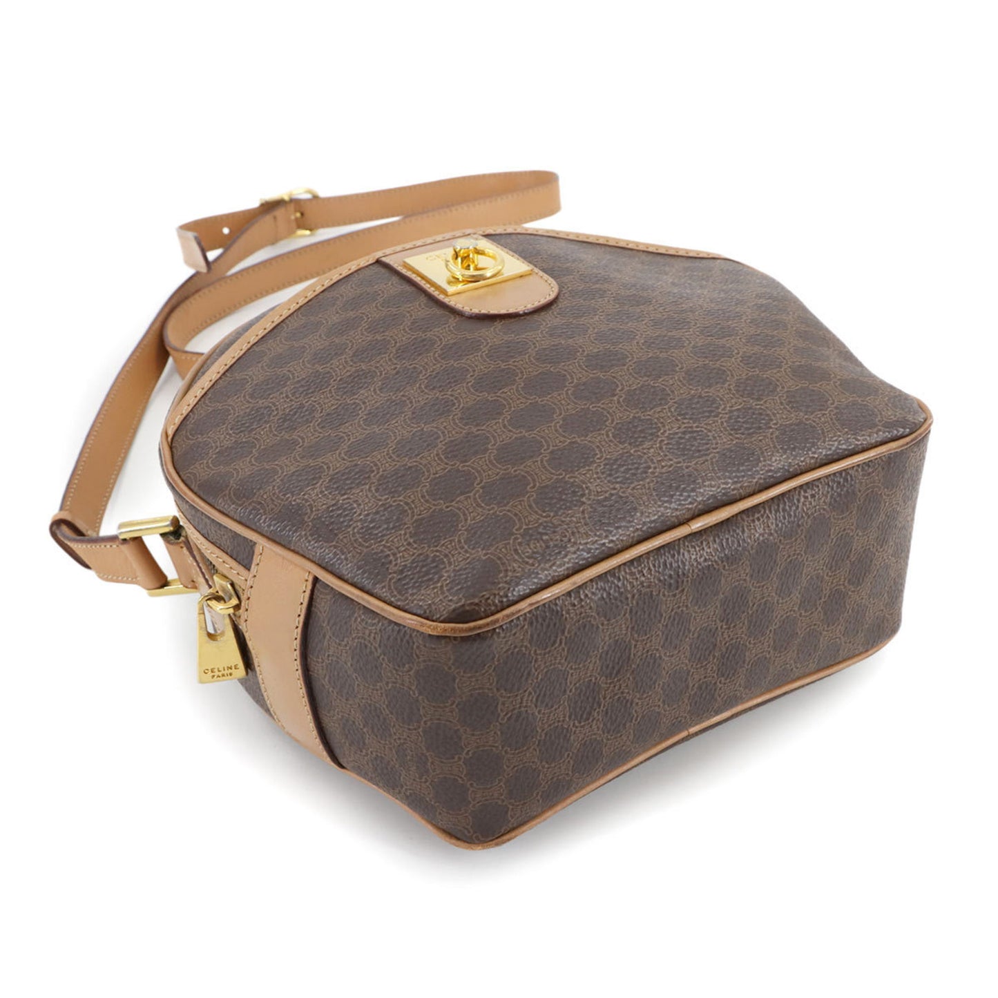 Celine Pvc Brown Shoulder Bags