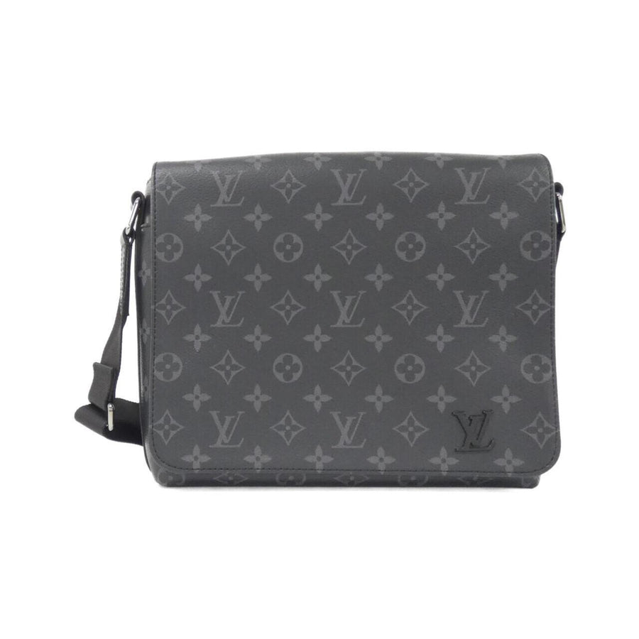 Louis Vuitton Coated Canvas Black Shoulder Bags