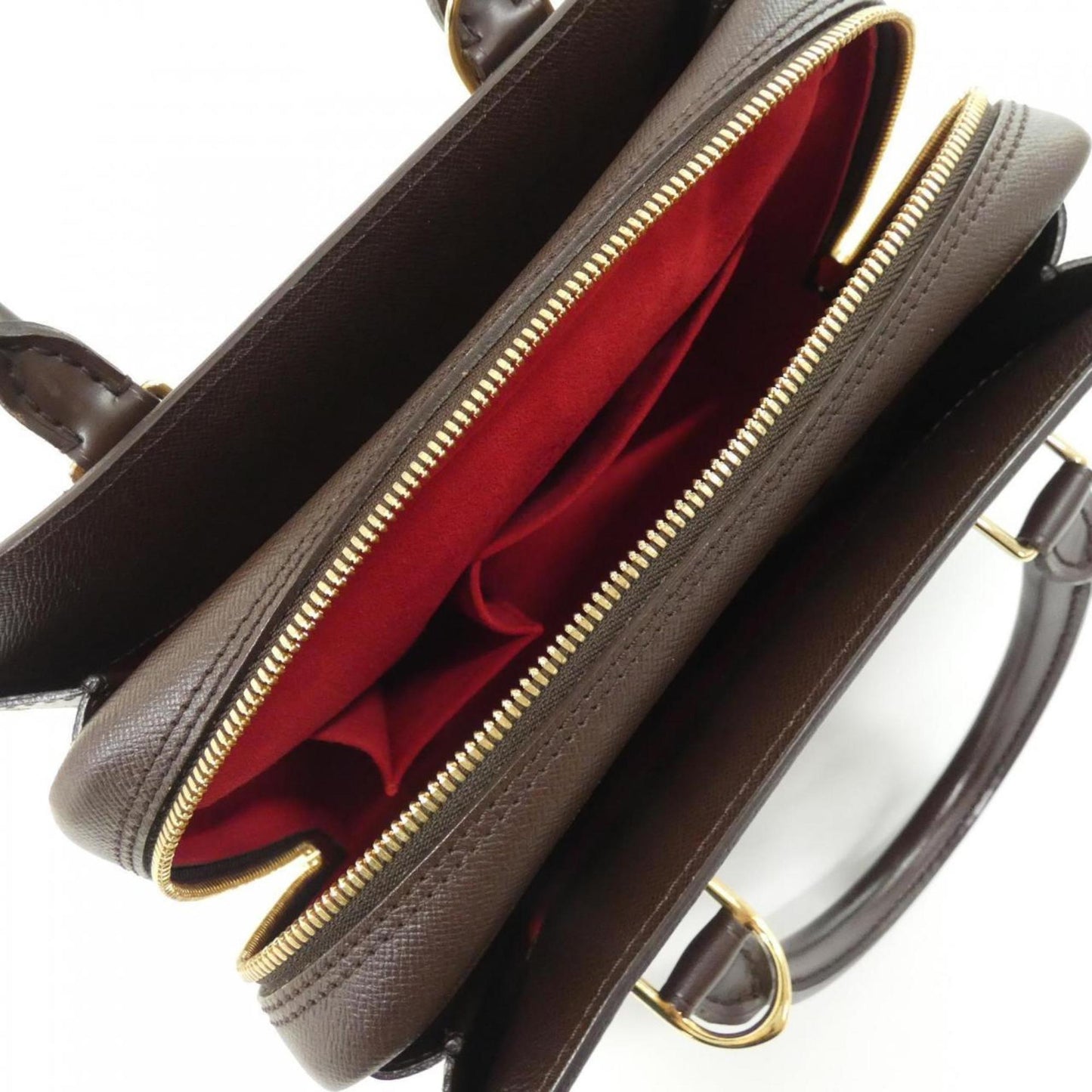 Louis Vuitton Coated Canvas Brown Handbags
