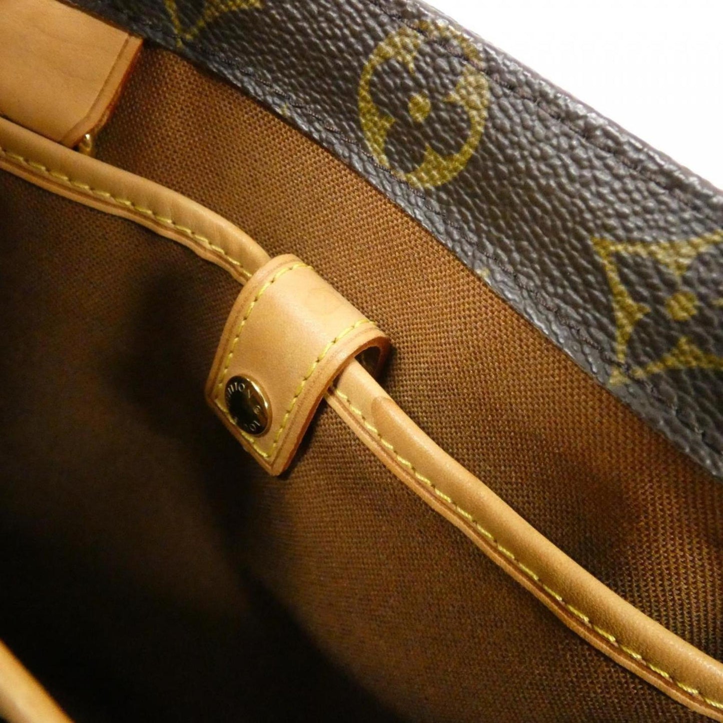 Louis Vuitton Coated Canvas Brown Handbags