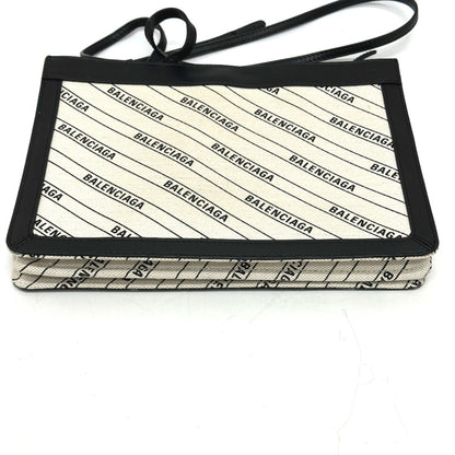 Balenciaga Canvas Black Shoulder Bags