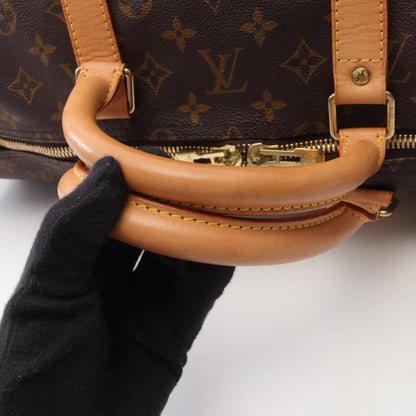 Louis Vuitton Coated Canvas Brown Travel Bags